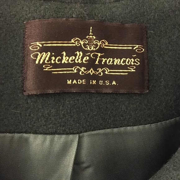Vintage Michelle Francois Jacket w/ Leather Detail - Picture 8 of 8